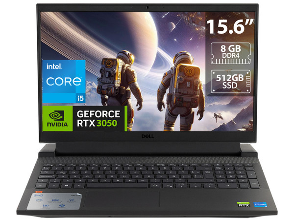 Laptop Gamer DELL G5 5511:
Procesador Intel Core i5 11260H (hasta 4.4 GHz),
Memoria de 8GB DDR4,
SSD de 512GB,
Pantalla de 15.6