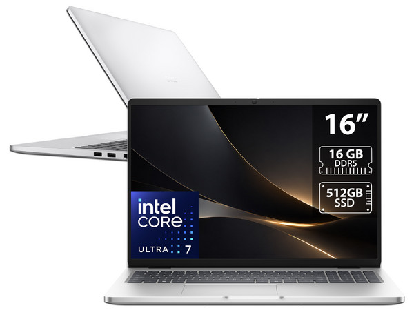 Laptop DELL Pro PC16250:
Procesador Intel Core Ultra 7 255U (hasta 5.2 GHz),
Memoria de 16GB DDR5,
SSD de 512GB,
Pantalla de 16