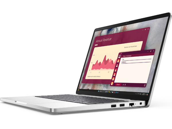 Laptop DELL Pro 14: 
Procesador Intel Core Ultra 5 235U (hasta 4.9 GHz), 
Memoria de 16GB DDR5, 
SSD de 512GB, 
Pantalla de 14