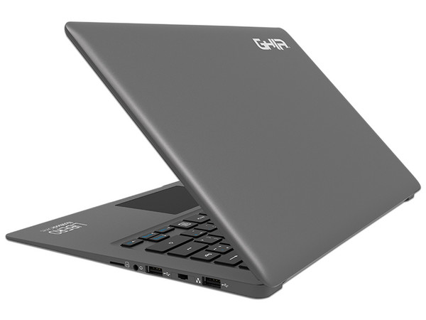Laptop GHIA Libero:
Procesador Intel Celeron N4020 (hasta 2.80 GHz),
Memoria de 4GB DDR4,
eMMC de 128GB,
Pantalla de 14.1