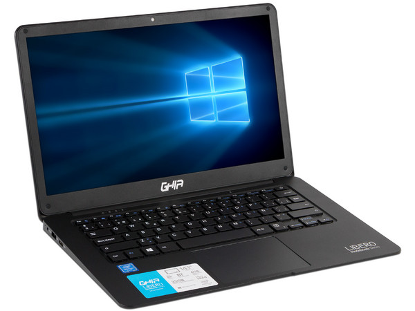 Laptop GHIA Libero E:
Procesador Intel Pentium N 4200 (hasta 2.5 GHz),
Memoria de 4GB DDR3L,
Almacenamiento de 32GB,
Pantalla de 14