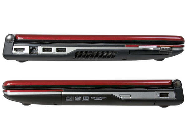 Portátil Gateway M-7317e Roja:
Procesador Intel Pentium Dual Core T3200 (2GHz),
Memoria de 3GB DDR II, Disco Duro de 250GB,
Pantalla de 15.4