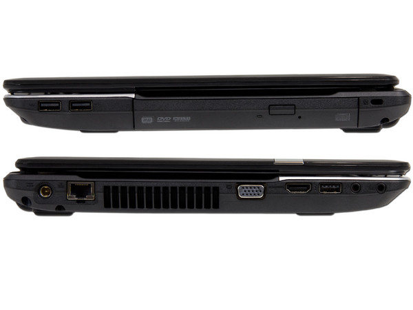 Laptop Gateway NE46R06m:
Procesador Intel Celeron B820 (1.7 GHz),
Memoria de 2GB DDR3, D.D. 320 GB,
Pantalla LED de 14