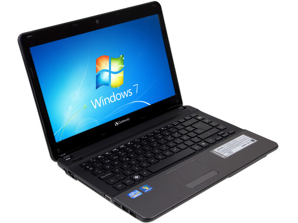 Laptop Gateway NV47H07M:
Procesador Intel Core i3-2350M (2.3 GHz),
Memoria de 4GB DDR3, D.D. de 500GB,
Pantalla de 14