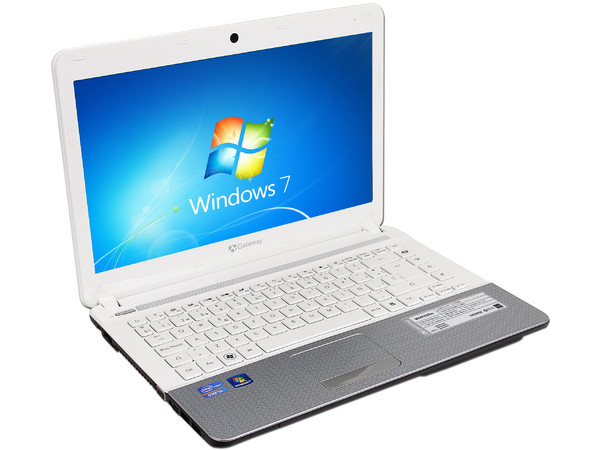 Laptop Gateway NV47H09M:
Procesador Intel Core i3-2350M (2.3 GHz),
Memoria de 4GB DDR3, D.D. 500GB,
Pantalla LED de 14