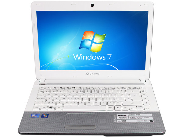 Laptop Gateway NV47H09M:
Procesador Intel Core i3-2350M (2.3 GHz),
Memoria de 4GB DDR3, D.D. 500GB,
Pantalla LED de 14