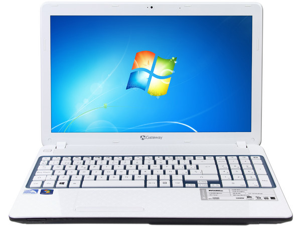 Laptop Gateway NV56R05M:
Procesador Intel Pentium B950 (2.1 GHz),
Memoria de 4 GB DDR3, Disco Duro 500 GB,
Pantalla HD LED de 15.6