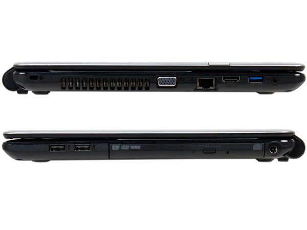 Laptop Gateway NE57205M:
Procesador Intel Celeron 2955U (1.4 GHz),
Memoria de 4 GB DDR3, D.D. 500 GB,
Pantalla LED de 15.6