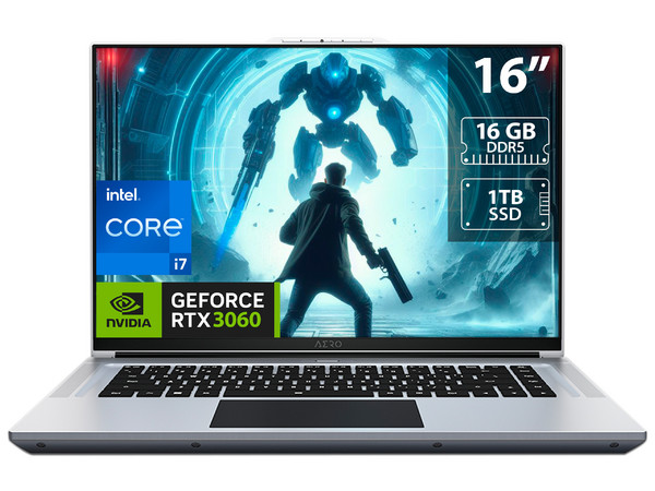Laptop Gamer Gigabyte Aero 16:
Procesador Intel Core i7 12700H (Hasta 4.7 GHz),
Memoria de 16GB DDR5,
SSD de 1TB,
Pantalla de 16