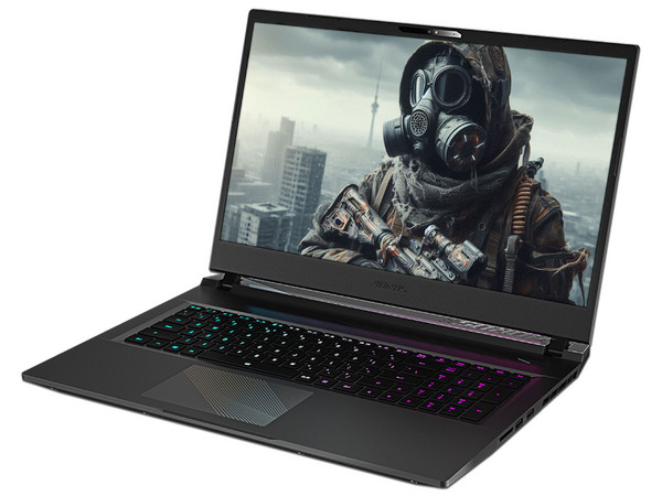 Laptop Gamer Gigabyte Aorus 17 9SF: 
Procesador Intel Core i5 12500H (hast 4.5 GHz), 
Memoria de 16GB DDR5, 
SSD de 512GB, 
Pantalla de 17.3