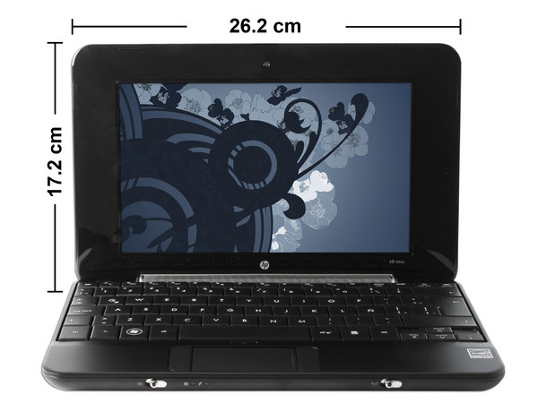 UltraPortátil Netbook HP Mini 1010la,
Procesador Intel Atom N270 (1.60 GHz),
Memoria 512MB DDR2, Pantalla WSVGA de 8.9