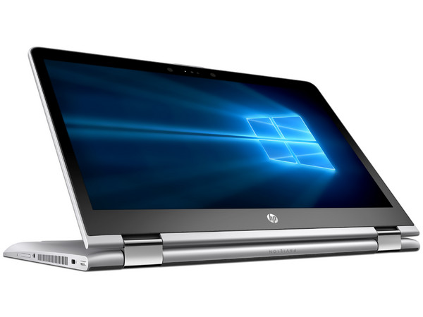 Laptop HP Pavilion x360:
Procesador Intel Core i3 7100U 2.4 GHz,
Memoria de 4GB DDR4,
Disco Duro de 500GB,
Pantalla de 14