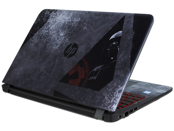 Laptop HP 15 Star Wars Special Edition:
Procesador Intel Core i5 6200U (hasta 2.8 GHz),
Memoria de 6GB,
D.D de 1TB,
Pantalla de 15.6