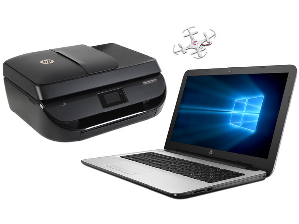 Laptop HP Pavilion 15-AY008LA:
Procesador Intel Pentium N3710(hasta 2.56 GHz),
Memoria de 8GB DDR3L,
Disco Duro de 500GB,
Pantalla de 15.6