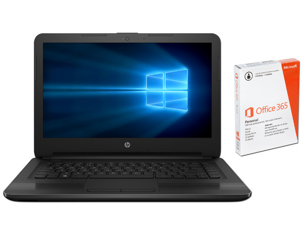 Laptop HP 240 G5:
Procesador Intel Celeron N 3060 (Hasta 2.48 GHz),
Memoria de 8GB DDR3L,
Disco Duro de 1TB,
Pantalla de 14