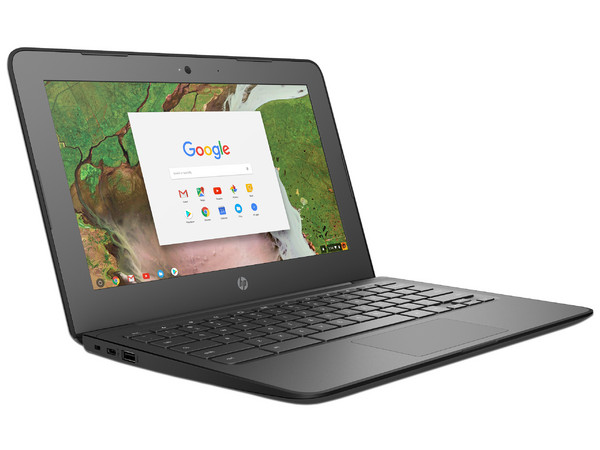 Laptop HP Chromebook 11 G6 EE:
Procesador Intel Celeron N 3350 (hasta 2.4 GHz),
Almacenamiento eMMC de 32GB,
Memoria de 4GB DDR4,
Pantalla de 11.6
