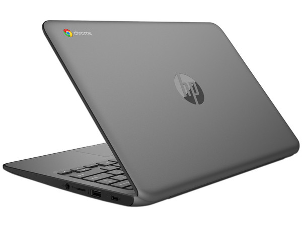 Laptop HP Chromebook 11 G6 EE:
Procesador Intel Celeron N 3350 (hasta 2.4 GHz),
Almacenamiento eMMC de 32GB,
Memoria de 4GB DDR4,
Pantalla de 11.6