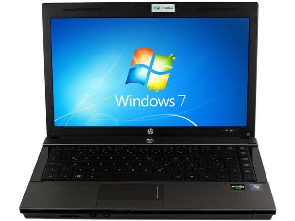 Laptop HP 425:
Procesador AMD Athlon II D.C. P340 (2.20 GHz),
Memoria de 2GB DDR3, Disco Duro de 320GB,
Pantalla LED de 14