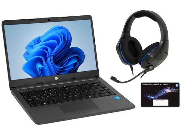 Laptop HP 240 G8:
Procesador Intel Core i3 1115G4 (hasta 4.1 GHz),
Memoria de 8GB DDR4,
SSD de 256GB,
Pantalla de 14