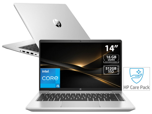 Laptop HP ProBook 440 G9:
Procesador Intel Core i5 1235U (hasta 4.4 GHz),
Memoria de 16GB DDR4,
SSD de 512GB,
Pantalla de 14