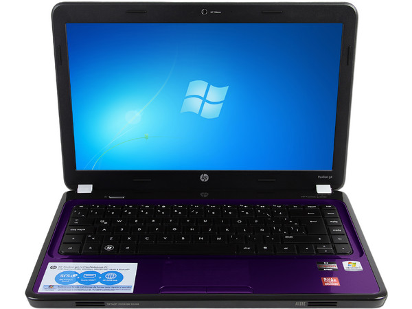 Laptop HP Pavilion g4-1250la:
Procesador AMD E-450 (1.65GHz),
Memoria de 2GB DDR3, Disco Duro de 500GB,
Pantalla LED HD de 14