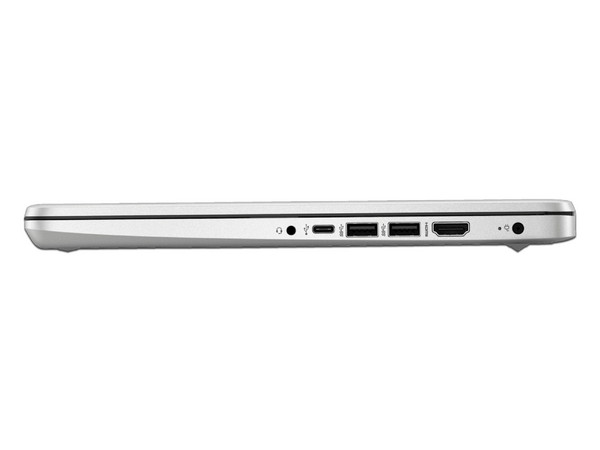 Laptop HP Consumo 14-dq0532la:
Procesador Intel Celeron N4120 (Hasta 2.6 GHz),
Memoria de 4GB DDR4,
SSD de 128GB,
Pantalla de 14