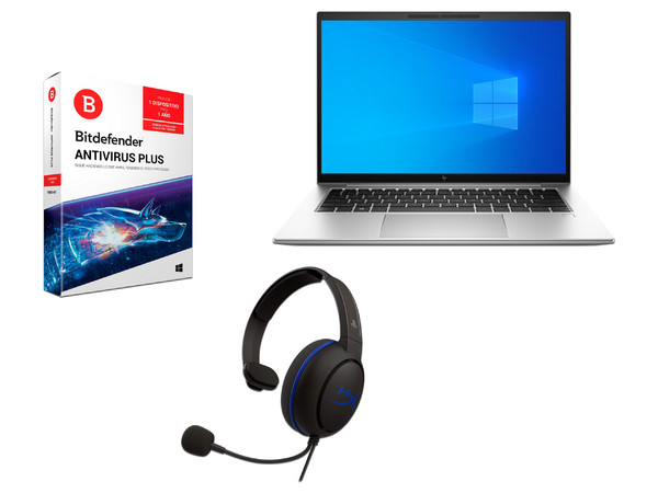 Laptop HP EliteBook 845 G9:
Procesador AMD Ryzen 7 Pro 6850HS (hasta 4.70 GHz),
Memoria de 16GB DDR5,
SSD de 512GB,
Pantalla de 14