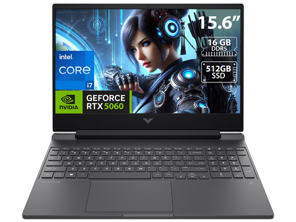 Laptop HP Victus 15:
Procesador Intel Core i7 13620H (hasta 4.9 Ghz),
Memoria de 16GB DDR5,
SSD de 512GB,
Pantalla de 15.6