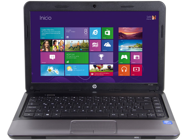 Laptop HP 450:
Procesador Intel Celeron B830 (1.8 GHz),
Memoria de 4 GB DDR3, Disco Duro de 500 GB,
Pantalla LED de 14