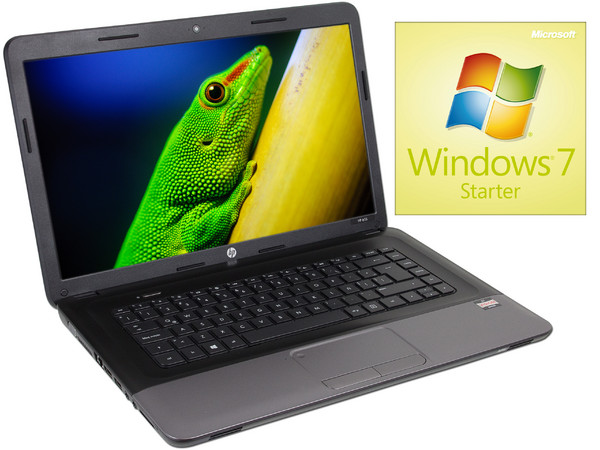 Laptop HP 655:
Procesador AMD E1-1200 (1.4 GHz),
Memoria de 2GB DDR3, Disco Duro de 320GB,
Pantalla LED de 15.6