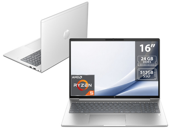 Laptop HP ProBook 4 G1ah: 
Procesador AMD Ryzen 5 220 (hasta 4.9 GHz), 
Memoria de 24GB DDR5, 
SSD de 512GB, 
Pantalla de 16