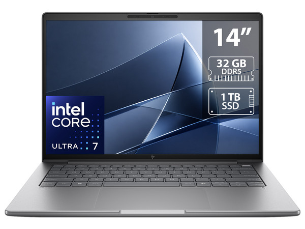 Workstation HP ZBook 8 G1i: 
Procesador Intel Core Ultra 7  255H (hasta 5.1 GHz), 
Memoria de 32GB DDR5, 
SSD de 1TB, 
Pantalla de 14