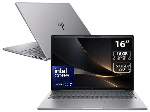 Workstation HP ZBOOK 8 G1I: 
Procesador Intel Core Ultra 7 255H (hasta 5.1 GHz), 
Memoria de 16GB DDR5, 
SSD de 512GB, 
Pantalla de 16