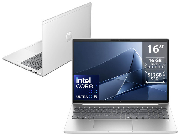Laptop HP ProBook 4 AIG1i: 
Procesador Intel Core Ultra 5 225U (hasta 4.8 GHz), 
Memoria de 16GB DDR5, 
SSD de 512GB, 
Pantalla de 16