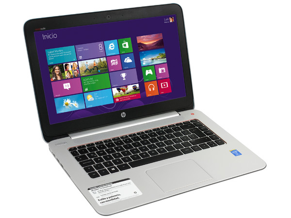 Laptop HP ENVY 14 Sleekbook:
Procesador Intel Core i5-4200U (hasta 2.6 Ghz) 4ta Generación,
Memoria 4 GB DDR3, D. D. de 500 GB,
Pantalla LED de 14