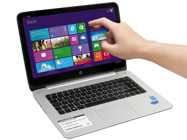 Ultrabook HP Envy Touch 14-K010la:
Procesador Intel Core i5- 4200U (hasta 2.6 GHz) 4ta Generación,
Memoria de 8 GB DDR3, D.D. de 500 GB, 24 GB SSD,
Pantalla LED Multi Touch de 14