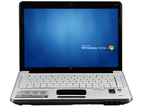 Laptop HP Pavilion dv4-1414la:
Procesador AMD Athlon X2 Dual-Core (2.1 GHz),
Memoria de 3GB DDR II, Disco Duro de 250GB,
Pantalla de 14.1