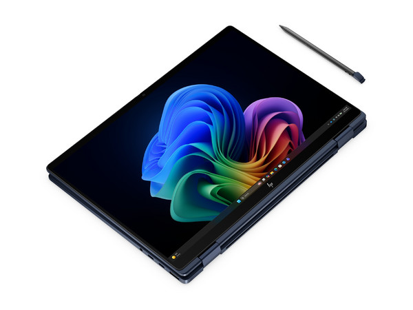 Laptop HP Elitebook X Flip AIG2i:
Procesador Intel Core Ultra 7 X 358H (hasta 4.8 GHz),
Memoria de 32GB LPDDR5,
SSD de 1TB,
Pantalla de 14