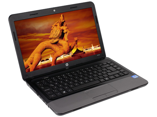 Laptop HP 240:
Procesador Intel Core i3-3110M (2.4 GHz) 3era Generación,
Memoria de 4 GB DDR3, Disco Duro de 500 GB,
Pantalla LED de 14