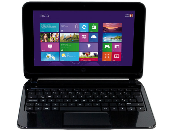 Laptop HP Pavilion 10:
Procesador AMD A4-1200 (1.0 GHz),
Memoria de 2 GB DDR3, Disco Duro de 500 GB,
Pantalla LED Multi Touch de 10.1