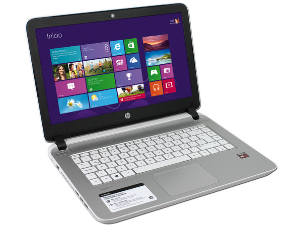 Kit de Laptop HP Pavilion 14-v003LA:
Procesador AMD A8-6410 (2.4 GHz),
8 GB DDR3L, D.D. de 500 GB,
Pantalla LED de 14