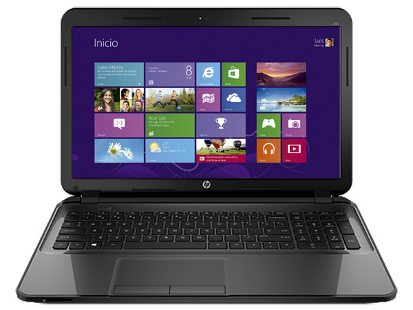 Laptop HP 15-G011LA:
Procesador AMD E1-2100 (1 GHz),
Memoria de 4 GB DDR3, Disco Duro de 500 GB,
Pantalla LED de 15.6