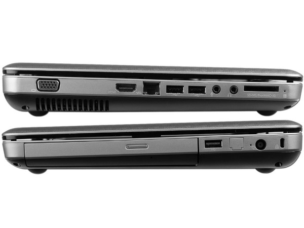 Laptop HP G42-240LA:
Procesador Intel Pentium D.C. T4500 (2.3 GHz),
Memoria de 3GB DDR3, Disco Duro de 320GB,
Pantalla de 14