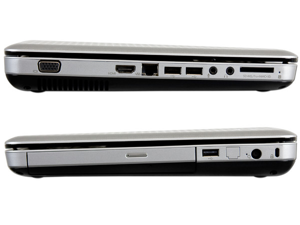 Laptop HP G42-250LA:
Procesador Intel Pentium D.C. T4500 (2.3 GHz),
Memoria de 4GB DDR3, Disco Duro de 500GB,
Pantalla de 14