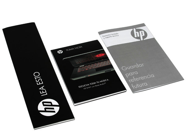 Laptop HP G42-290la:
Procesador AMD Turion II D.C.P540 (2.4GHz),
Memoria de 3GB DDR3, Disco Duro de 500GB,
Pantalla de 14