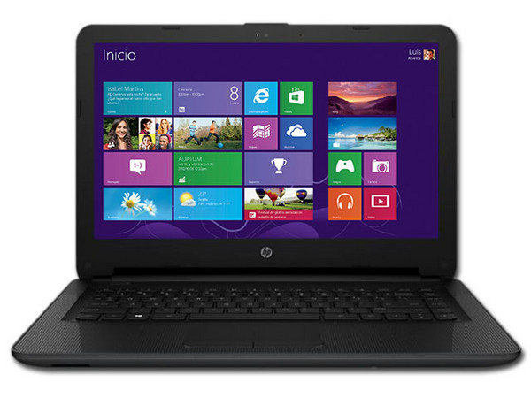 Laptop HP 240 N3050: 
Procesador Intel Celeron N3050 (hasta 2.1 GHz), 
Memoria de 2 GB DDR3, D.D. de 500 GB, 
Pantalla LED de 14