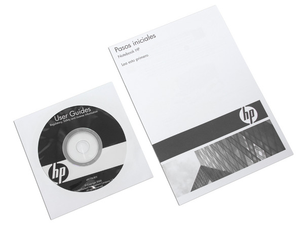 Laptop HP 550:
Procesador  Intel Celeron M 550 (2.0 GHz),
Memoria de 1GB DDR II, Disco Duro de 160GB,
Pantalla de 15.4