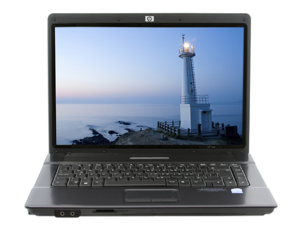 Laptop HP 550:
Procesador  Intel Celeron M 550 (2.0 GHz),
Memoria de 1GB DDR II, Disco Duro de 160GB,
Pantalla de 15.4
