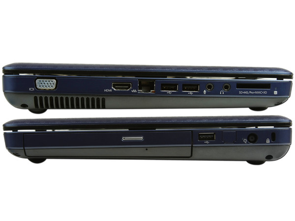 Laptop HP G42-365LA:
Procesador Intel Core i3-370M (2.4 GHz),
Memoria de 3GB DDR3, Disco Duro de 500GB,
Pantalla LED de 14