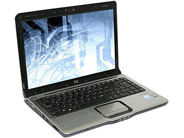 Portátil HP Pavilion dv2320LA,
Intel Dual Core T2080 (1.73 GHz),
Memoria de 512 MB DDR2, Pantalla de 14.1